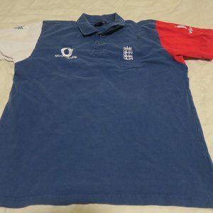 2000 Admiral ECB Vodafone Cricket Polo Jersey